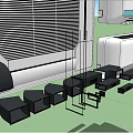Various Air Conditioner Fan Types with Design Components and Installation Parts