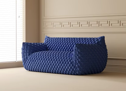 Double sofa leisure sofa 3d model
