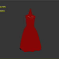Black Strapless Evening Dress With Sparkling Sequin Details On Mannequin Stand