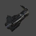 Red Dot Rifle Sight 3d model
