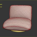 Elegant White Modern Chair With Round Gold Base And Soft Upholstery