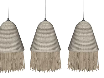 Quiet chandelier lamps special-shaped lamps art lamps 3d model