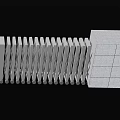 Various Road Facilities Including Guardrail Components Traffic Sign Poles And Street Lamp Posts