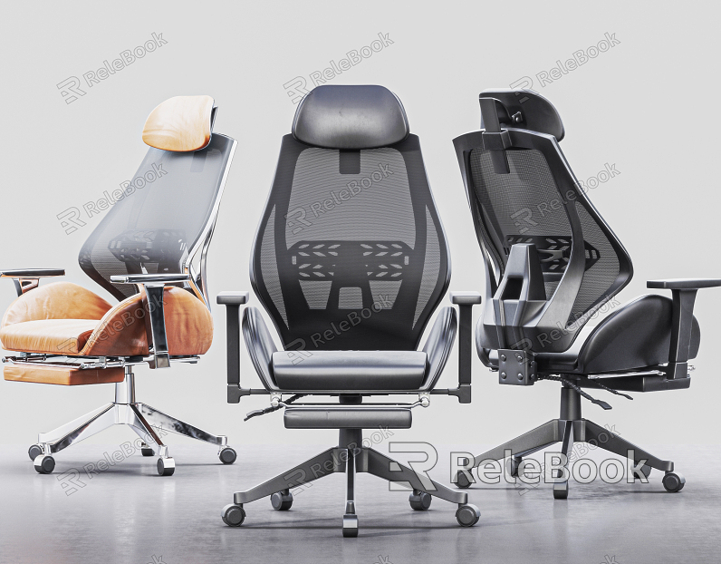 Modern office chair model