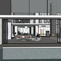 Modern Office Interior Design With Open Layout Staircase And Lounge Furniture