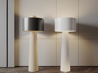 Minimal floor lamp 3d model