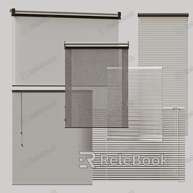 Modern venetian blinds model