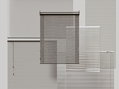 Modern venetian blinds model