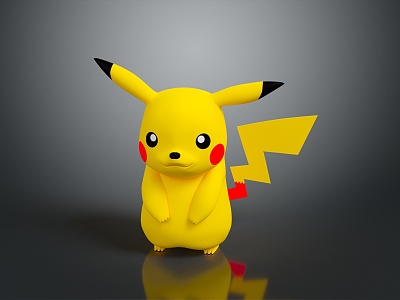 Ziyou Pika Chubao Kemeng Elf Kemeng Anime Kemeng Anime Kemeng Cartoon Characters model