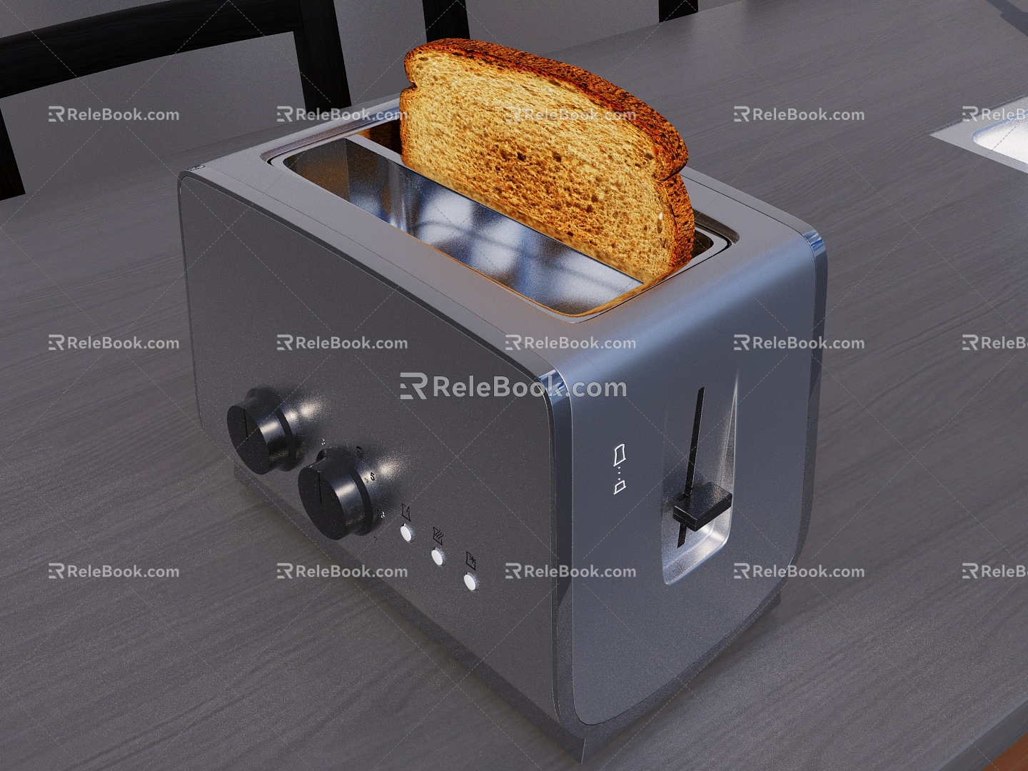 Toaster Toast Stove Toaster Bread Maker Oven Modern Oven Bread Maker Bread Oven 3d model