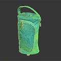 Stylish Blue Handbag With Zipper Closure And Carry Handle For Daily Use