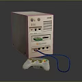 Modern game console Nintendo game console 3d model