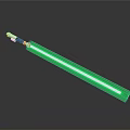 Futuristic Green Glowing Lightsaber Weapon With Metallic Hilt And Bright Blade