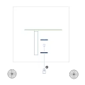Modern White Hanging Chandeliers With Sleek Linear Design For Interior Spaces