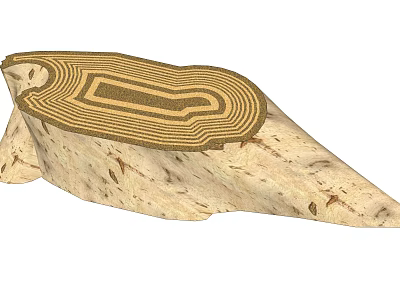 New Chinese Tea Table Root Carving Tea Table Tea Table 3d model