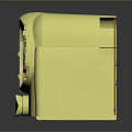 Vintage Crosley Yellow Radio With Golden Accents And Dual Dials Benzil