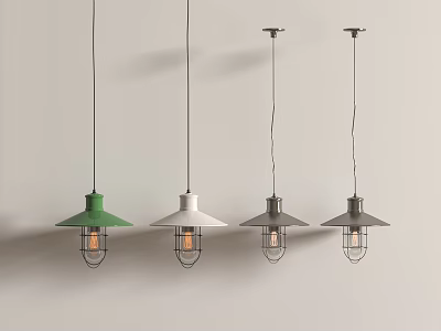 Industrial chandelier industrial wind chandelier 3d model