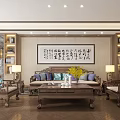 Chinese Reception Room 3d model