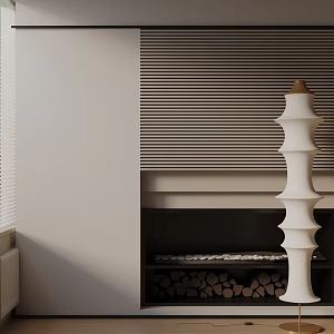 Modern floor lamp 3d model