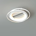 Modern LED Ceiling Lights With Square And Round Shapes For Home Interior 3d model