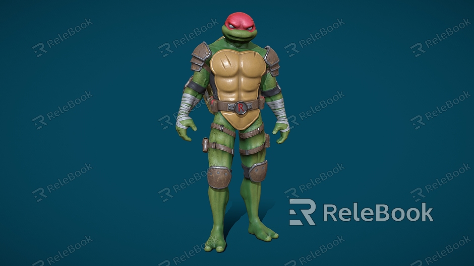 Movie and TV Teenage Mutant Ninja Turtles Raphael model