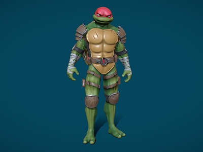 Movie and TV Teenage Mutant Ninja Turtles Raphael model