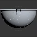 Stainless Steel Kitchen Colander With Long Handle For Food Draining