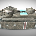 Modern Tank Tank Car Armored Car Military Tank 3d model