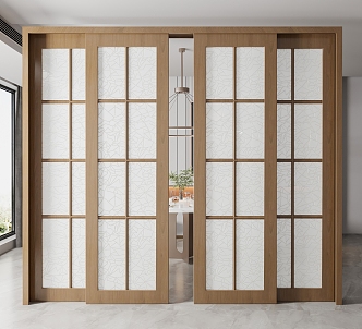 Jane Ou sliding door 3d model