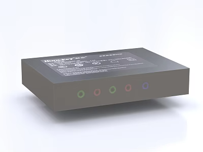 Professional Gray Hardware Tools Device With Colored Buttons And Control Panel 3d model