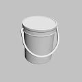 Hardware Tools Durable Metal Bucket With Handle For Workshop Storage