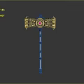 Tomahawk Axe Wooden Axe Handle Axe Mountain Axe Chopping Wood Axe Chopping Wood Axe Magic Axe 3d model