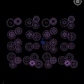 Black and Golden Decorative Gears Collection With Assorted Sizes and Designs