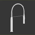 Durable Modern Stainless Steel Kitchen Faucet With Single Handle High Arc Design