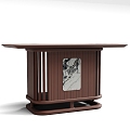 New Chinese Style Light Luxury Tea Table 3d model