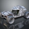 Modern Beach Vehicle All-terrain Vehicle Toy Car Four-wheeler 3d model