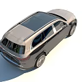 Mercedes-Benz Luxury SUV With Chrome Vertical Grille Roof Rails And Alloy Wheels