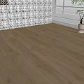 Light Colored Wooden Flooring In Modern Interior With Natural Light And Potted Plant