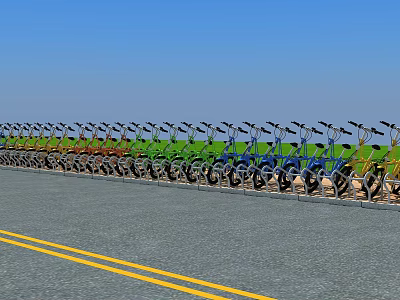 Bicycle Parking 3d model