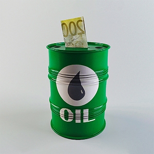 Piggy Bank Oil Barrel Toy Life Supplies 3d model