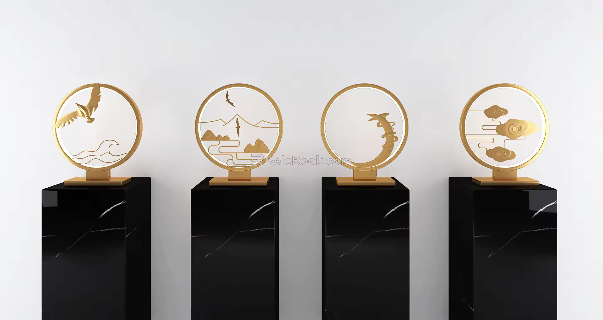 New Chinese Style Table Lamp Zen Table Lamp 3d model