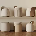 Modern Stool Sofa Stool Low Stool Shoe Changing Stool 3d model