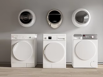 Modern washing machine 3d model