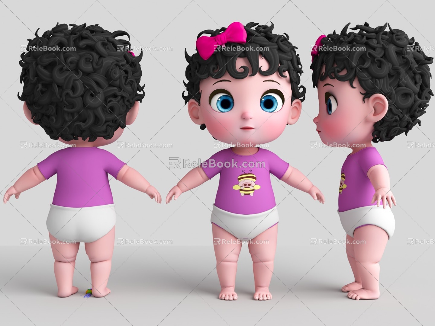 Cartoon style girl little girl Disney style girl child child child child boy baby cartoon child girl little girl 3d model