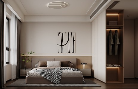 Modern Bedroom 3d model