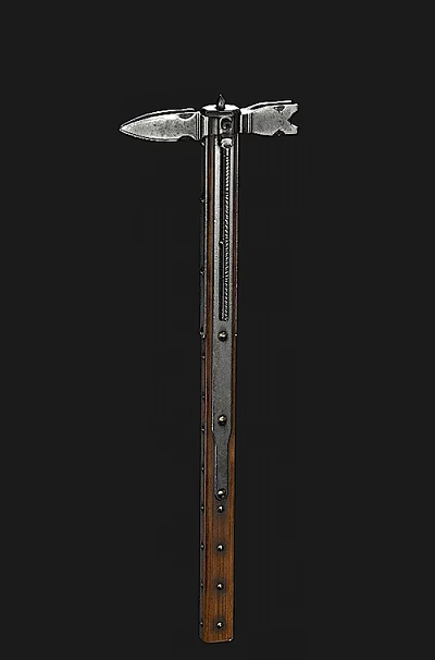 European Medieval Warhammer Hammer Mace Weapon Cold Weapon 3d model