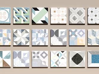tile terrazzo tile 3d model