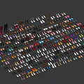 Modern Shoes Boots Cartoon Character Boots Game Character Boots Animation Character Boots Yuan Cosmic Boots Original God Boots 3d model