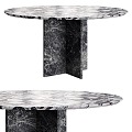 Artemest marble dining table 3d model