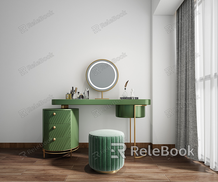 Light Luxury Dressing Table model